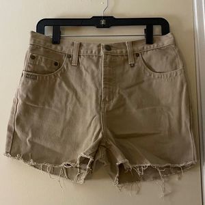 Vintage ROCKIES Natural Rise Khaki Jean Cutoffs, size 8